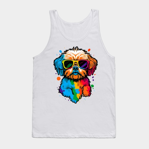 Cool is Colourful Tank Top by FabRonics